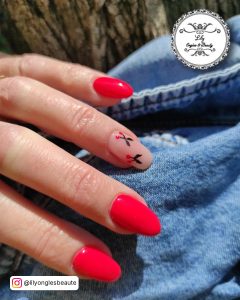 Light Red Nail Designs