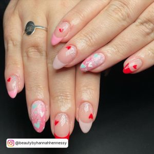 Little Red Heart On Nails