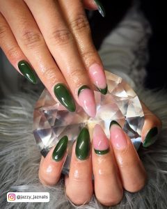 Long Green Nails