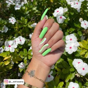 Matte Mint Green Nails