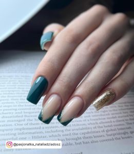 Minty Green Nails