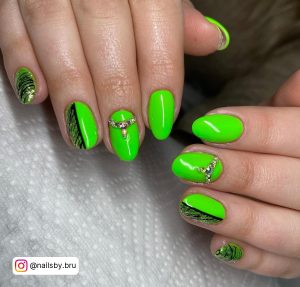 Neon Green Nail