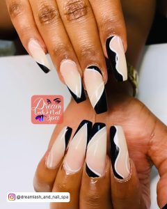 Neutral Classy Coffin Nails