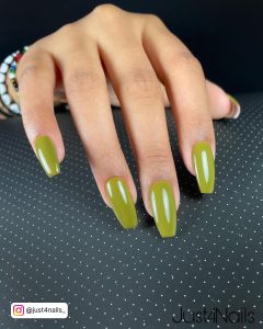Olive Green Nail Color