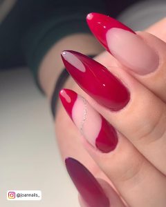 Ombre Nails Red