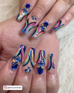Professional Nails Las Vegas Blue Diamond