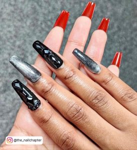 Red Bottom French Tip Nails