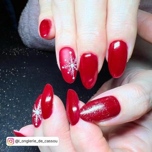 Red Christmas Nails Ideas