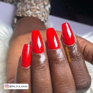 Red Coffin Nail Ideas