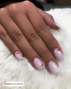 Red Heart On Nails