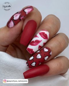 Red Matte Nails