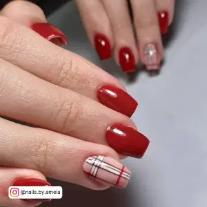 Red Nail Colors For Fall