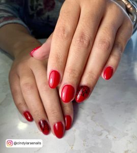 Red Nail Designs For Halloween