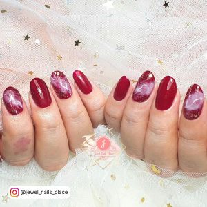 Red Nail Designs Simple