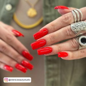 Red Nail Inspo