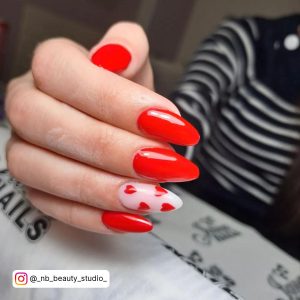 Red Nails Design