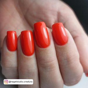 Red Press On Nails