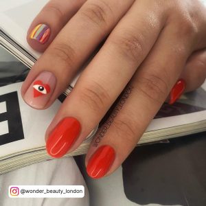 Red Summer Nail Designs