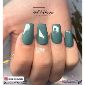 Sage Green Nails Acrylic