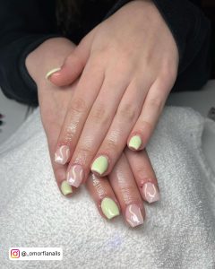 Shade Of Green Nails