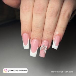Simple Acrylic Nail Designs Butterfly