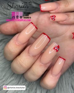 Simple Nail Designs Red