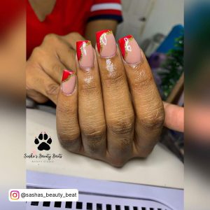 Simple Red Nail Art Designs