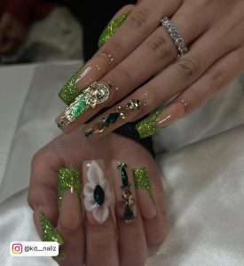 Spring Green Nails