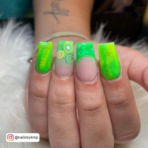 Summer Green Nail Color