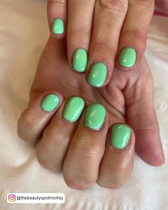 Summer Nails Lime Green