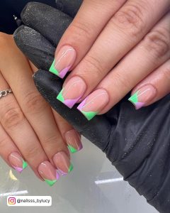 Summer Nails Mint Green