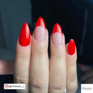 Summer Red Nails