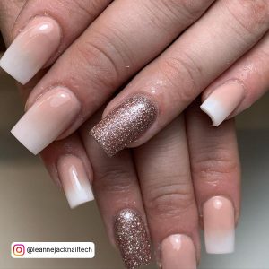 Acrylic Nude Ombre Nails