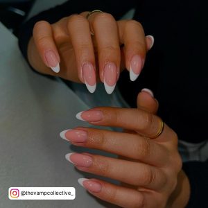Almond Nails French Tip