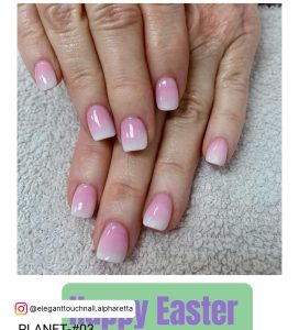 Almond Ombre French Nails