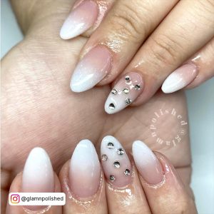 Almond Shape French Ombre Nails