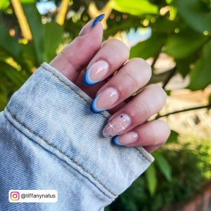 Almond Shape French Tip Nails