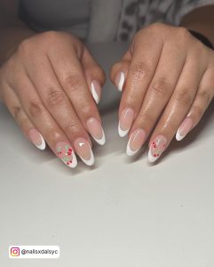 Almond Shaped French Tip Nails