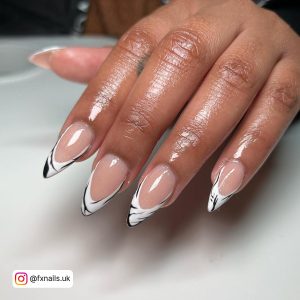 Almond Shaped Nails French Tip