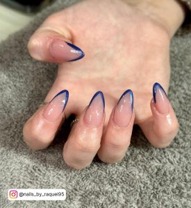 Almond Thin French Nails