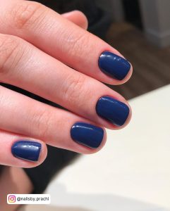 Blue Gel Nails Designs