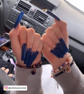 Blue Nails Gel