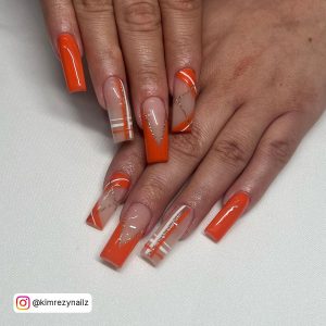 Burnt Orange Gel Nails