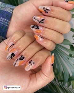 Burnt Orange Nails Fall