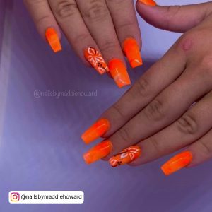 Burnt Orange Nails Summer