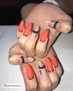 Burnt Orange Toe Nails