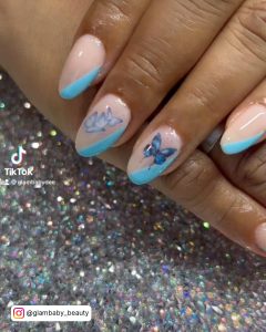 Butterfly Short Nails