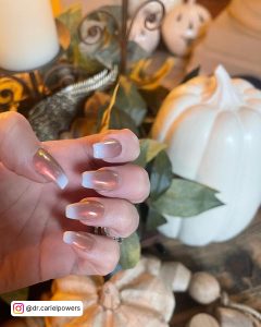 Cute Fall Nails French Tip