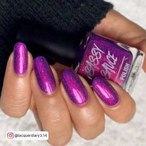 Cute Purple Nails