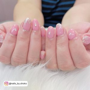 Cute Short Pink Nails